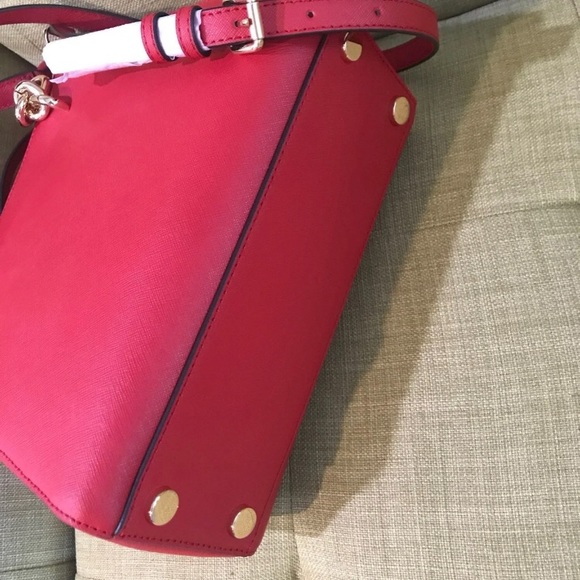 Michael kors synthia satchel bag red - Picture 6 of 7